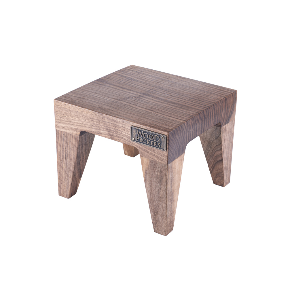 End Table Riser Walnut 21*21*18cm - Woodpeckers