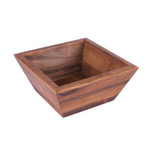 Square Conical Bowl Large Cherry